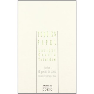 Todo Es Papel (Dibujo Dedicatoria a mano alzada y firma autógrafa del autor)